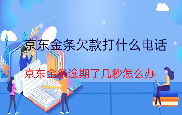 京东金条欠款打什么电话 京东金条逾期了几秒怎么办？